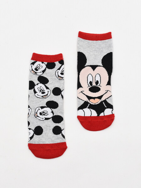 MEDIA INFANTIL DISNEY MICKEY GRIS CLARO