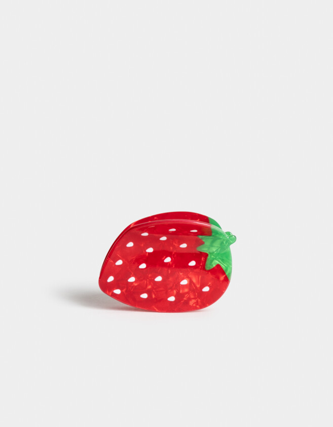 Broche Frutas Broche Acrílico Fruta - Rojo Medio