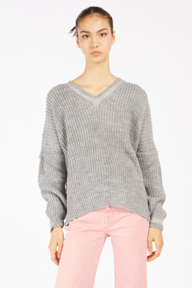 PULLOVER Gris