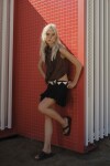 Balloon Skirt Vaquero Negro