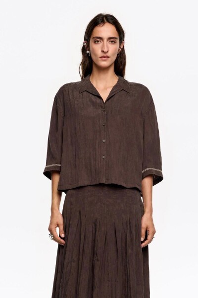 CAMISA Marron