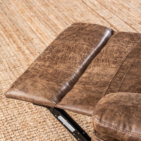 Sillón Reclinable Thomas 1 Cuerpo Chocolate