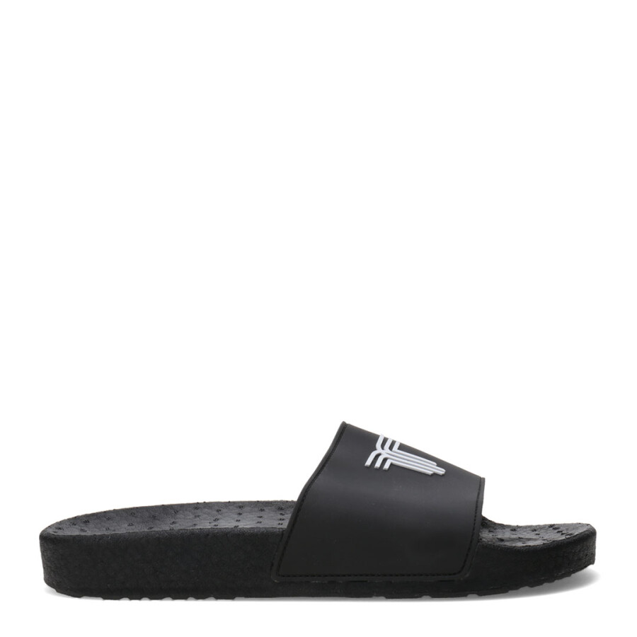 Sandalias Unisex Tiffosi Boots Slide Negro - Blanco