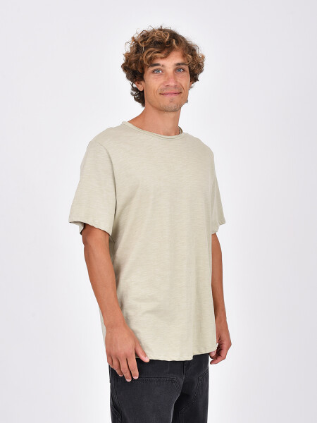 REMERA JACK VERDE GRISACEO