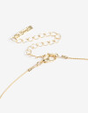 Bijouterie Set Strass Set De Collar Y Aros Con Strass - Dorado