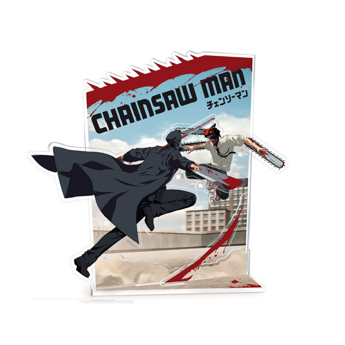 Chainsaw Man Acryl Diorama - Chainsaw Man vs Sword Deamon 