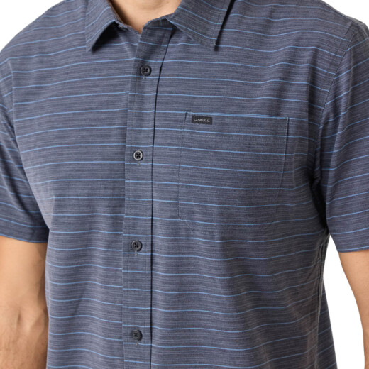 Camisa Oneill Trvlr Stripe - Gris Camisa Oneill Trvlr Stripe - Gris