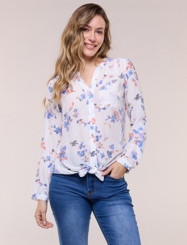 Blusa Nudo BLANCO/MULTI