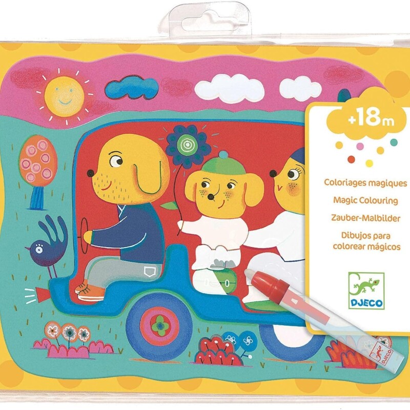 Set de dibujos para colorear mágicos Perros
