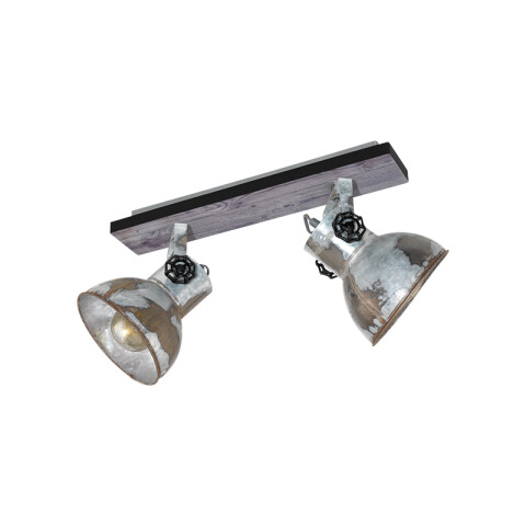Spot de 2 luces E27 campana industrial BARNSTAPLE EG2129