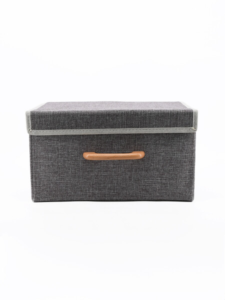 ORGANIZADOR TIPO CAJA TAPA GRIS