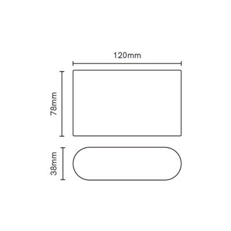 APLIQUE LED MAGNA 4W NEGRO 2L 3000K APLIQUE LED MAGNA 4W NEGRO 2L 3000K