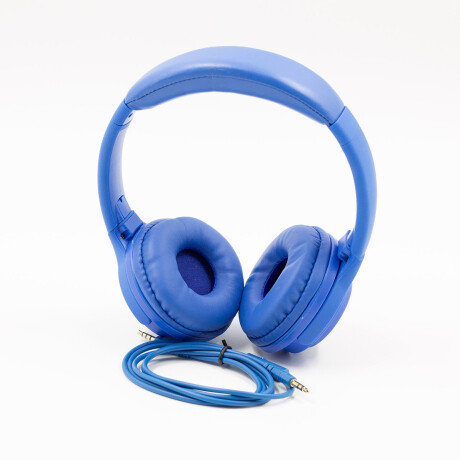 AURICULARES CON CABLE VINCHA EV510AP ECONOMICOS AZULES AURICULARES CON CABLE VINCHA EV510AP ECONOMICOS AZULES