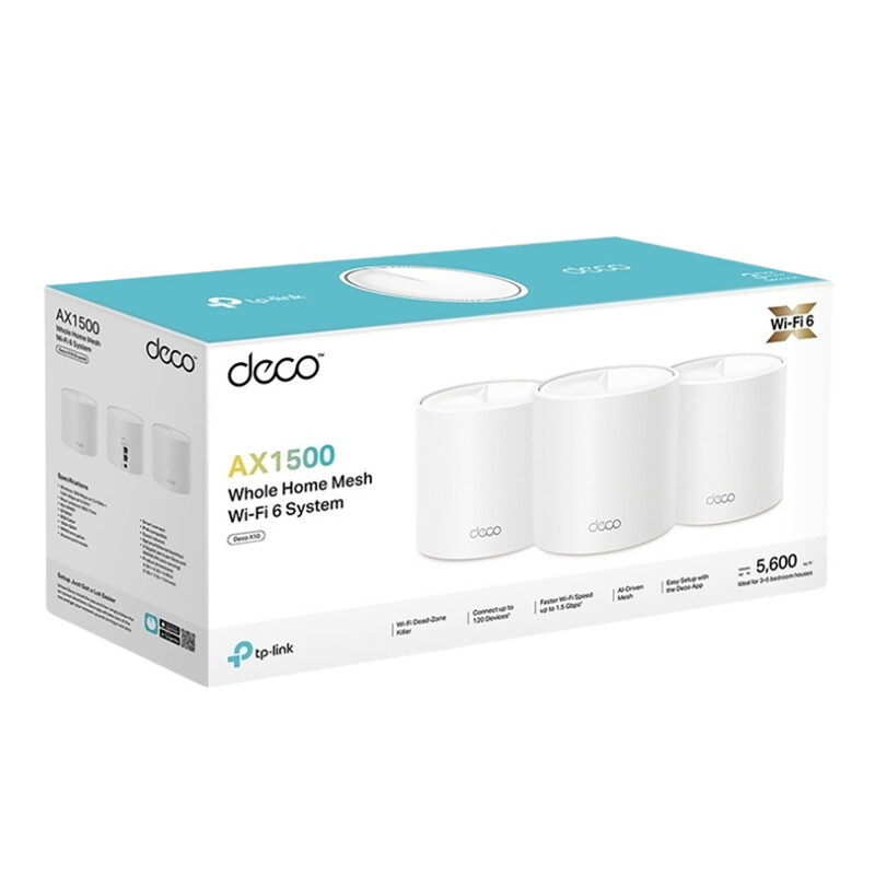 Access Point Tp-Link Deco X10 2,4ghz/5ghz Ax1500 Pack x3 Access Point Tp-Link Deco X10 2,4ghz/5ghz Ax1500 Pack x3