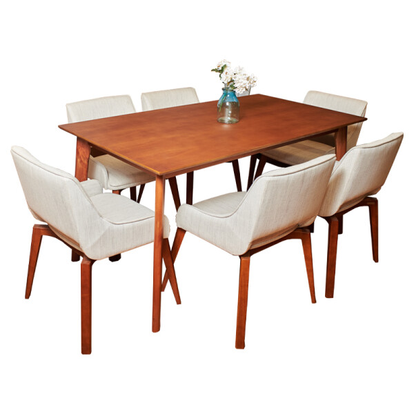 Juego de Comedor Temis 6 Sillas Juego de Comedor Temis 6 Sillas