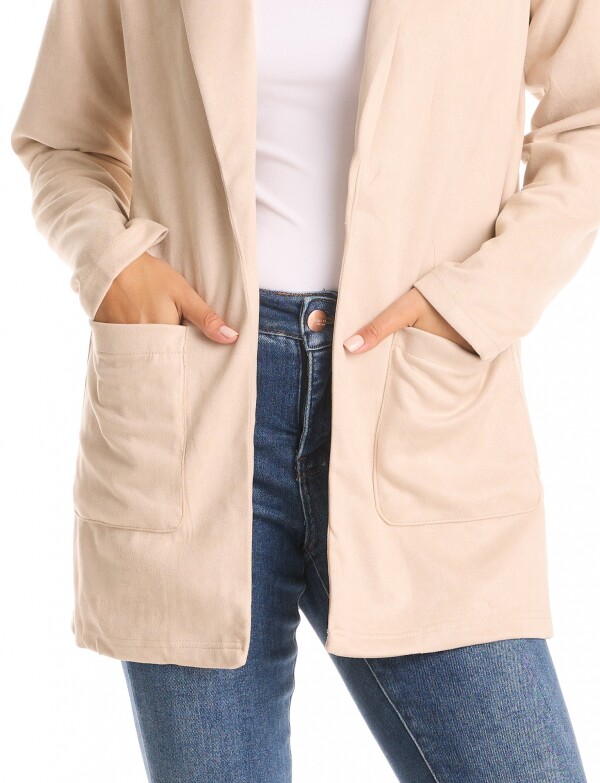 Blazer Faux Suede BEIGE