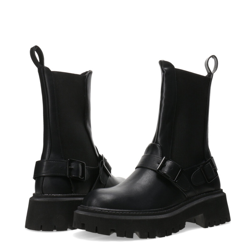 Botas de Mujer Miss Carol ULIER con elastico Negro