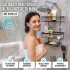 Organizador De Ducha Colgante 3 Niveles Jabonera Baño Acero Imback Color Negro Organizador De Ducha Colgante 3 Niveles Jabonera Baño Acero Imback Color Negro