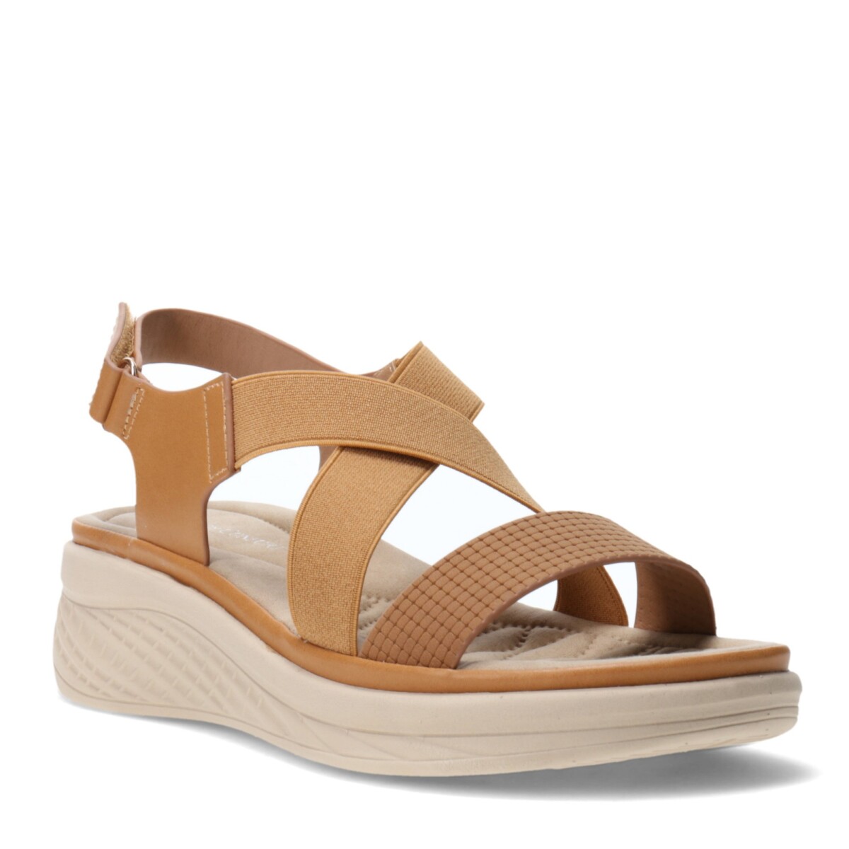 Sandalias de Mujer Lady Confort Shelton - Tan 