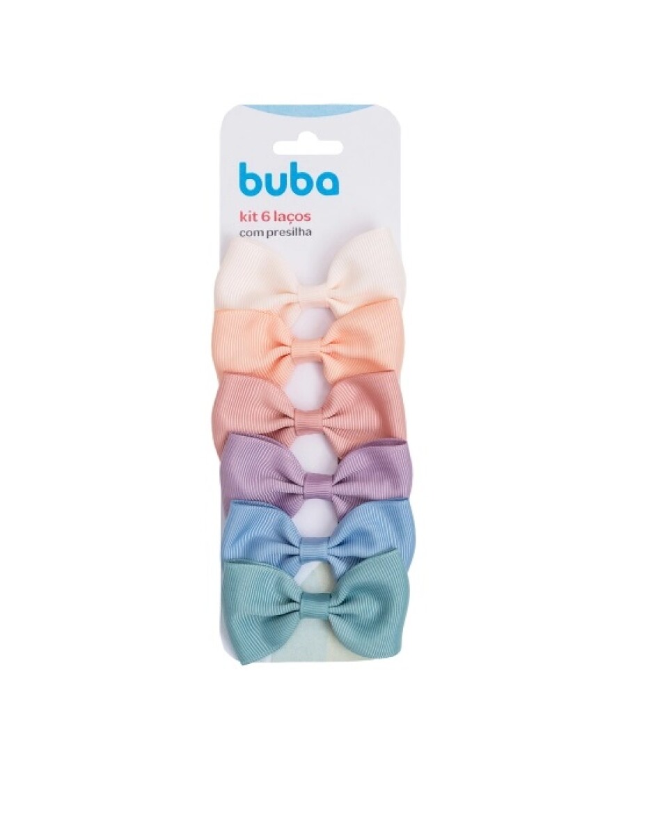 Set de Broches x6 - color pastel 15310 