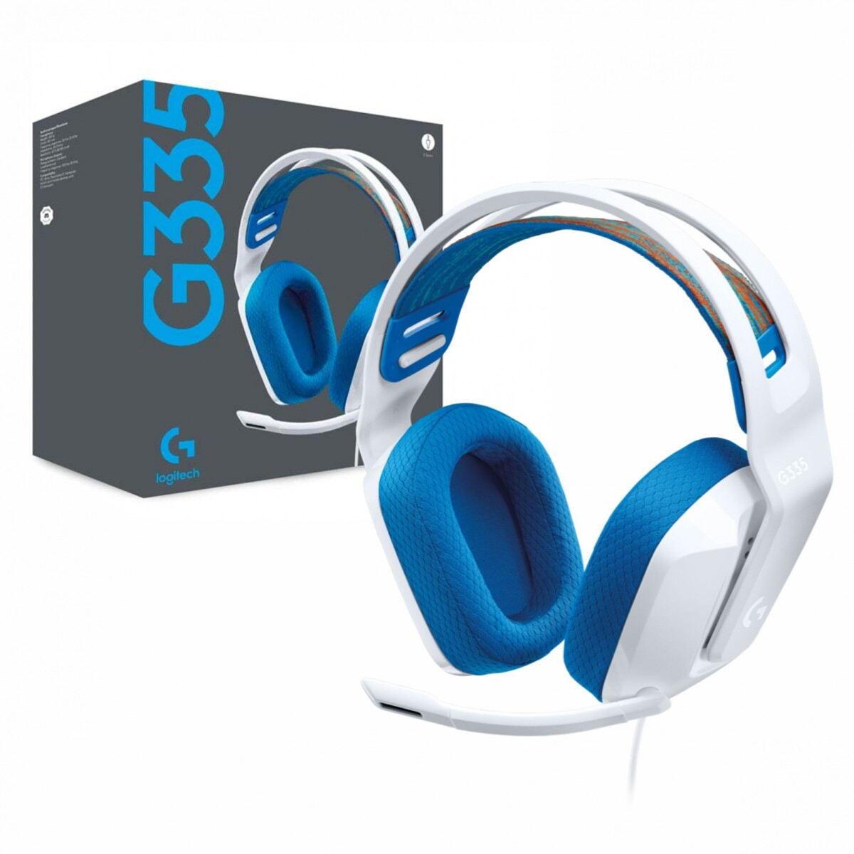 Audífonos Gamer Logitech G335 Blancos 