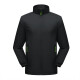 Campera Rompeviento e Impermeable Elastizada Unisex Negro