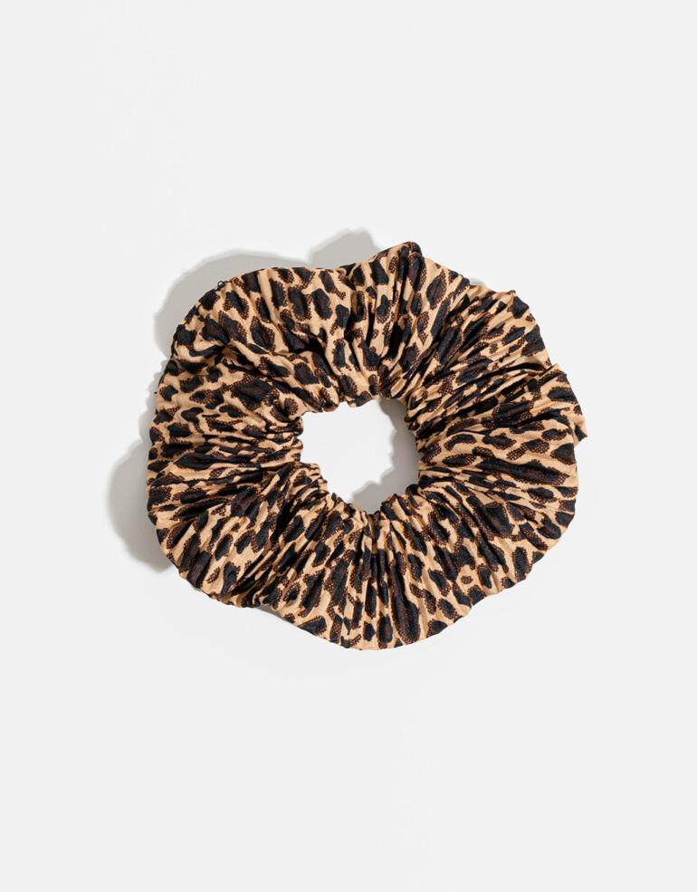 Skunzies Estampados Scrunchie De Animal Print - Estampado Animal Print