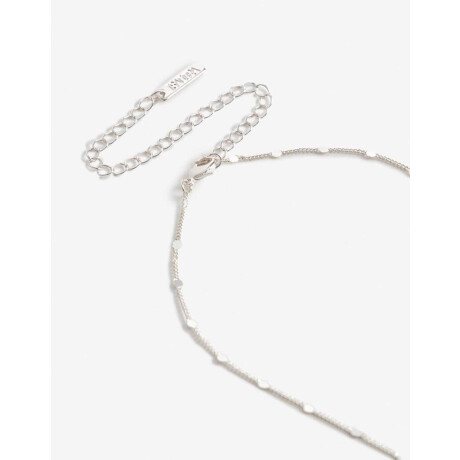 Collar Con Dije Cubic Plateado