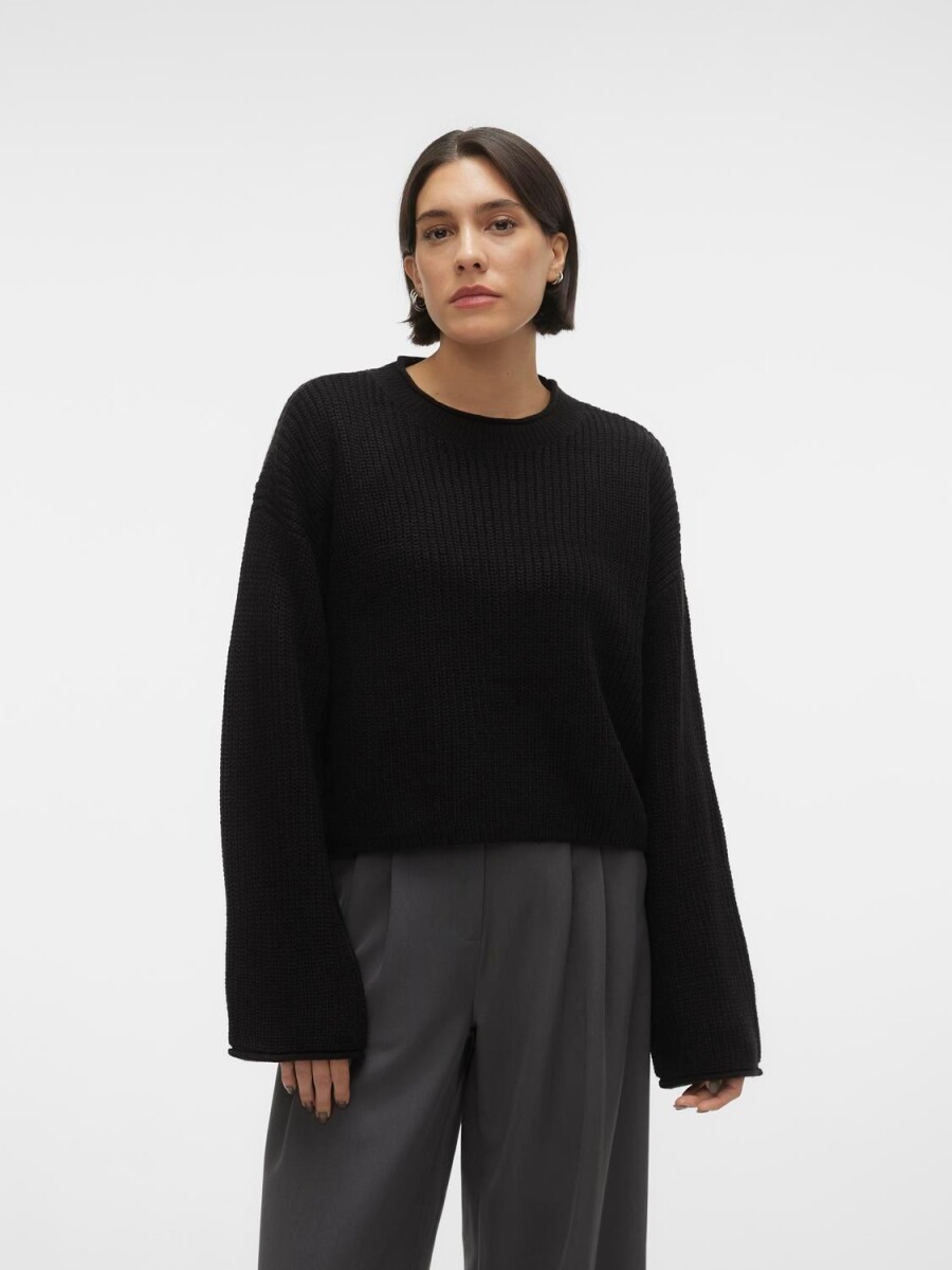 Sweater Sayla Relaxed Fit - Black 