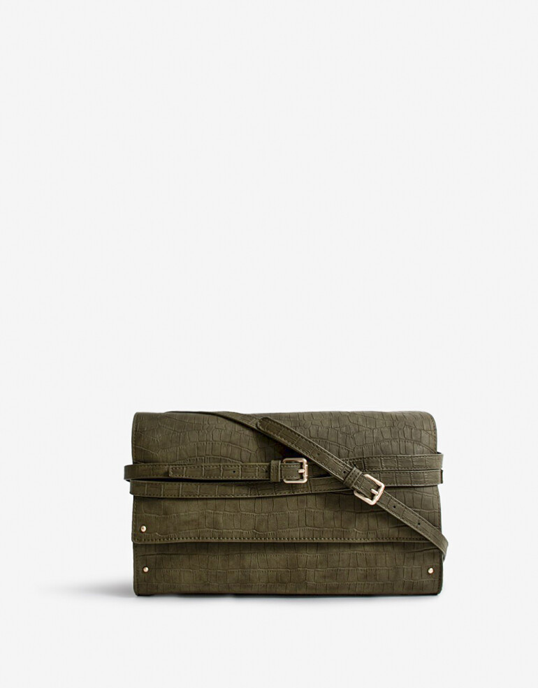 Sobres Cartera Formato Sobre Croco - Verde Claro