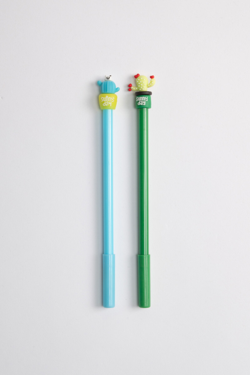 Pack x2 lapiceras - Cactus 