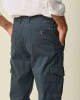 Pantalón Cargo Algodón Azul