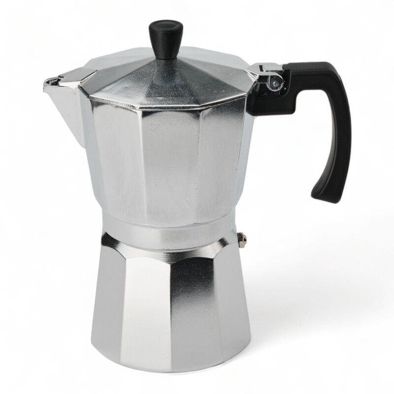 Cafetera Italiana Espresso 6 Tazas Aluminio Silver