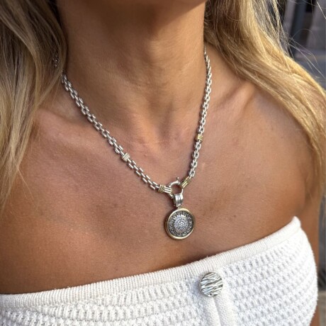 Dije Griego - Plata y Oro Dije Griego - Plata y Oro