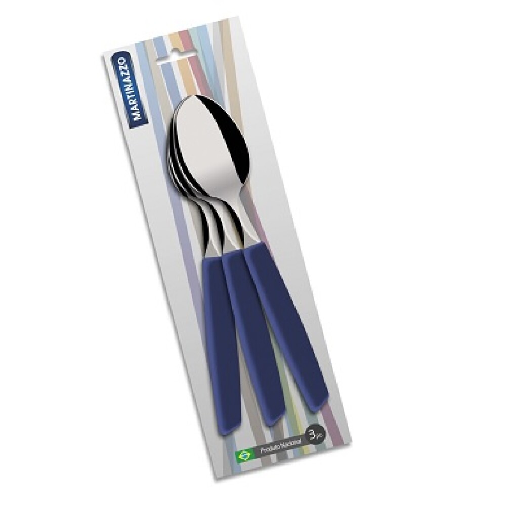Piemonte Set 3 Cucharas Azul 20320/2 Piemonte Set 3 Cucharas Azul 20320/2