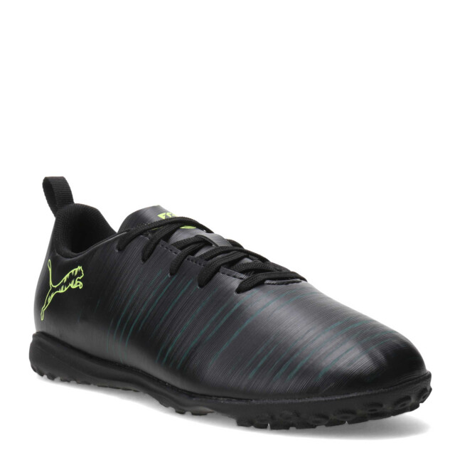 Championes de Niños Puma Futbol 5 Future 8 Play JUNIOR TT Negro - Fluor