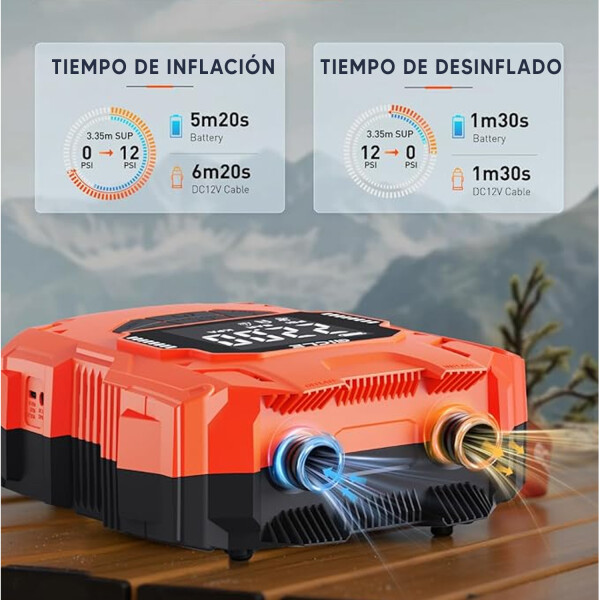 Inflador Electrico Potente Paddle Board Gomon Bote INFLADOR ELECTRICO PADDLE BOARD