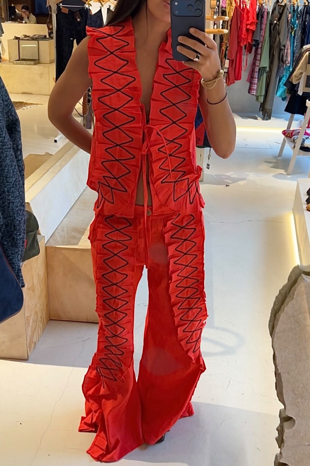 Dancing Queen Pants Rojo