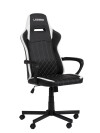 Silla gaming LERBJERG polipiel negro/blanco Silla gaming LERBJERG polipiel negro/blanco