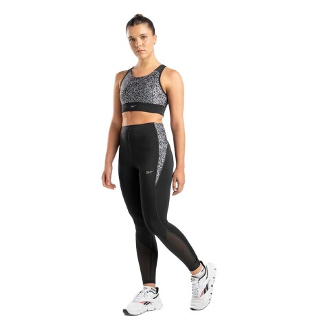 Calza Reebok Running Aop Negro