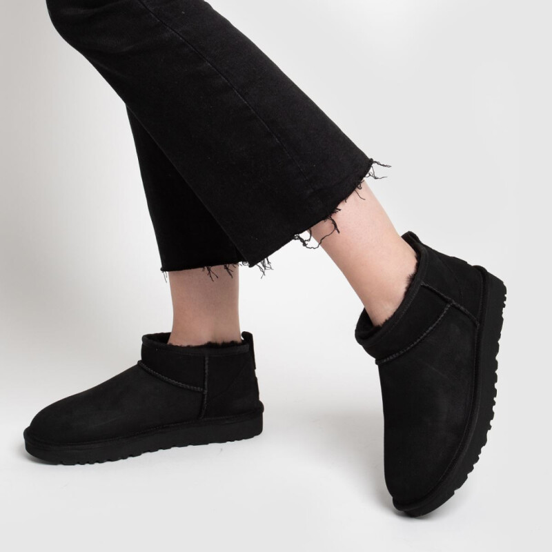 Botas UGG Classic Ultra Mini Negro Botas UGG Classic Ultra Mini Negro