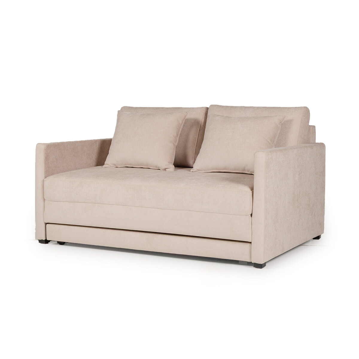 Sofá Cama Quito - 156 - Tela Microfibra - 3012 (Beige) 