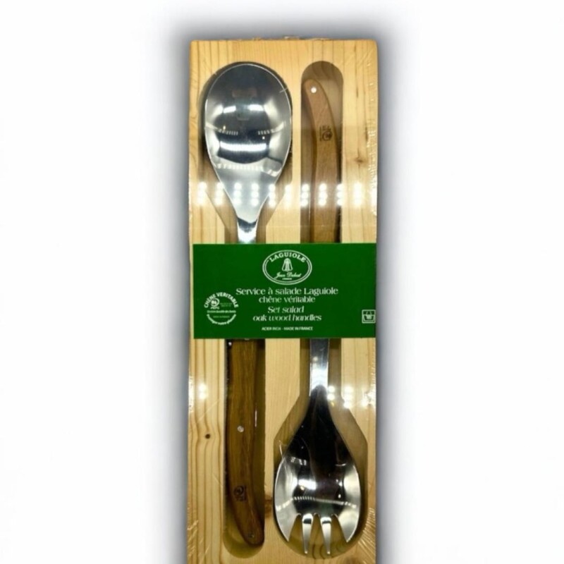 Set De Ensalada Laguiole Madera