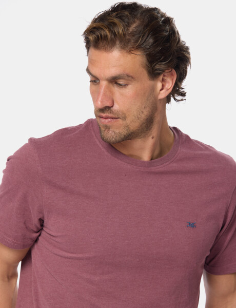 REMERA DE ALGODÓN Bordo