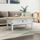 Mesa de centro ESTILO MEXICANO 1 cajón Color CERA BLANCO Mesa de centro ESTILO MEXICANO 1 cajón Color CERA BLANCO