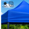 Gazebo 3x3 Impermeable con Estructura de Hierro y Techo PP/UV Azul