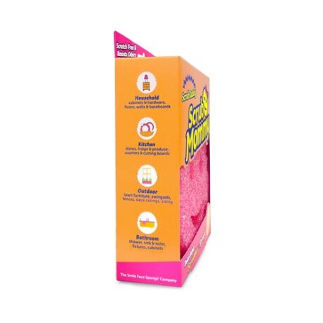 Esponja Scrub Mommy combinada rosada y blanca Sc