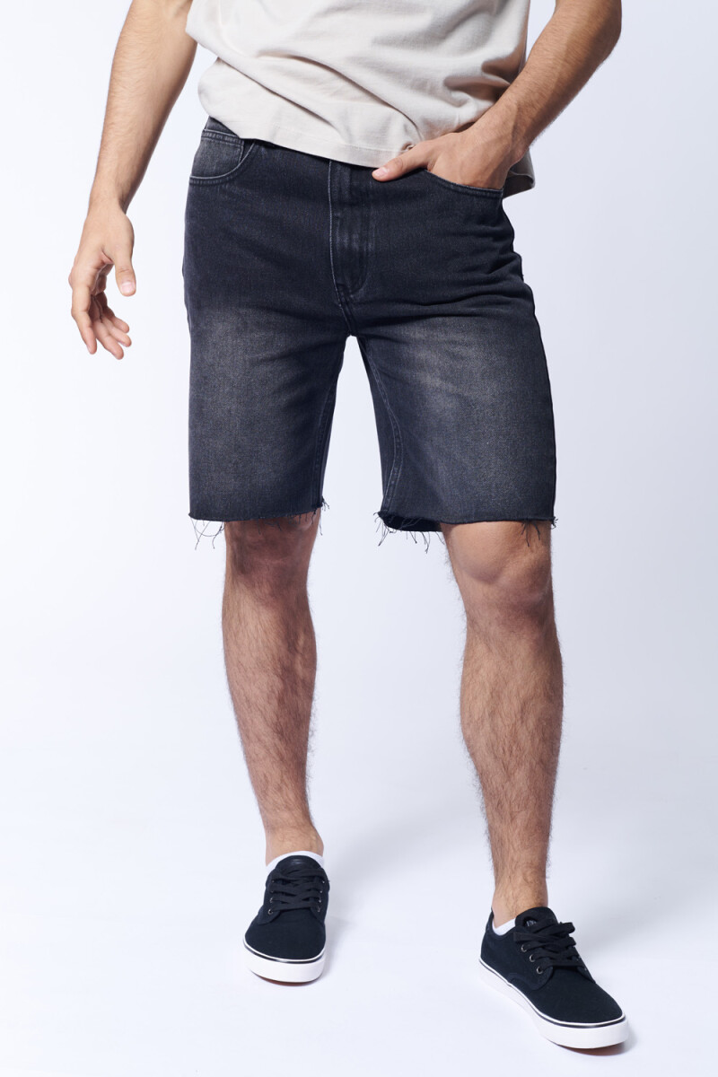 Bermuda jean Gris Oscuro