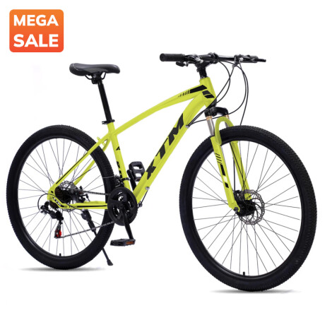 Bicicleta Montaña Rodado 29 C/ Amortig. Componentes Shimano AMARILLO