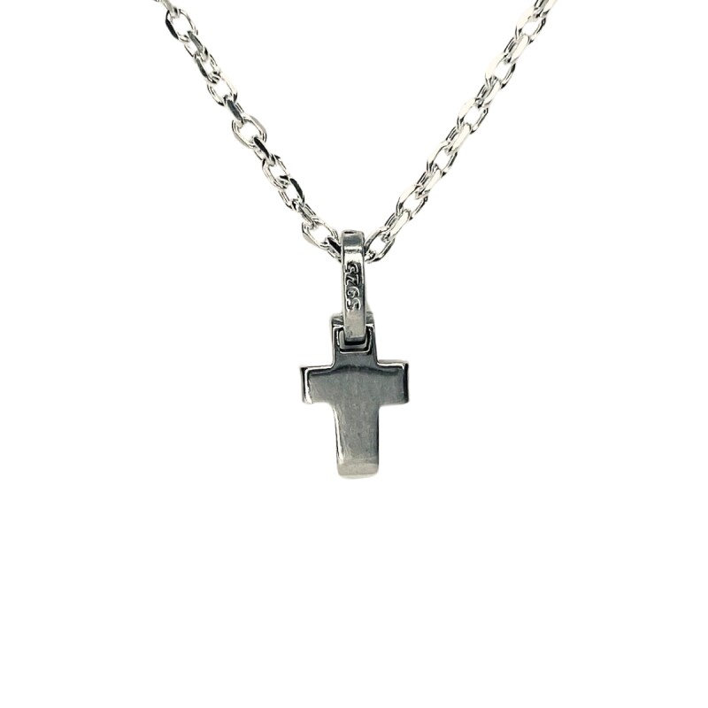 DIJE CRUZ PEQUEÑA DE PLATA 82387 L1dcn14mm-x2